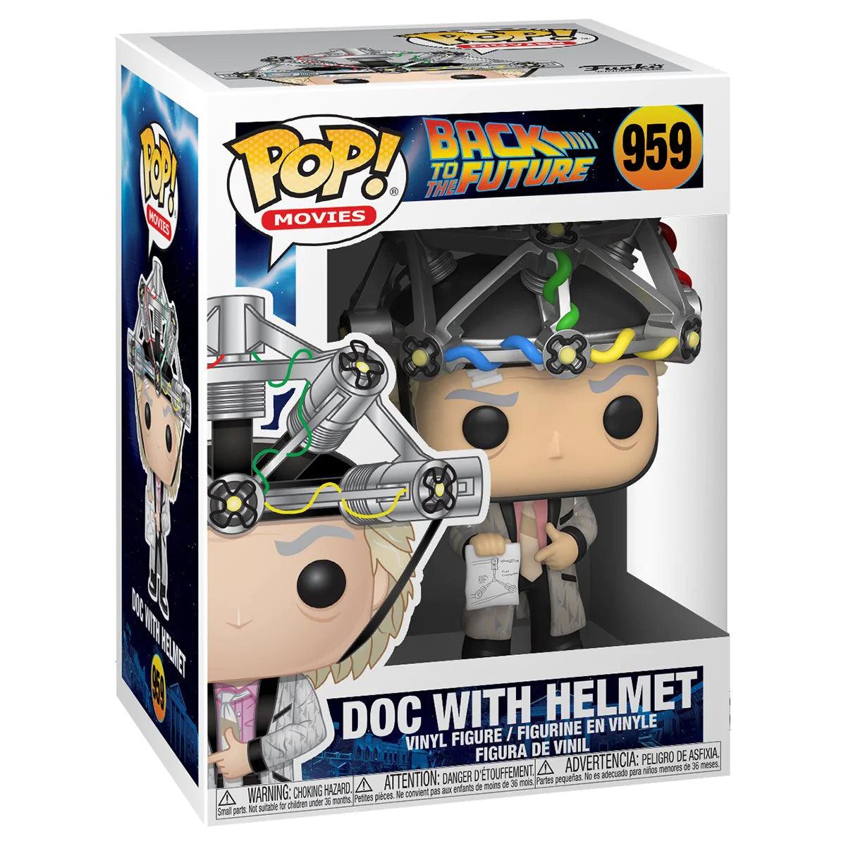 Pop! Movies - Back To The Future - Doc With Helmet - #959 - Hobby Champion Inc