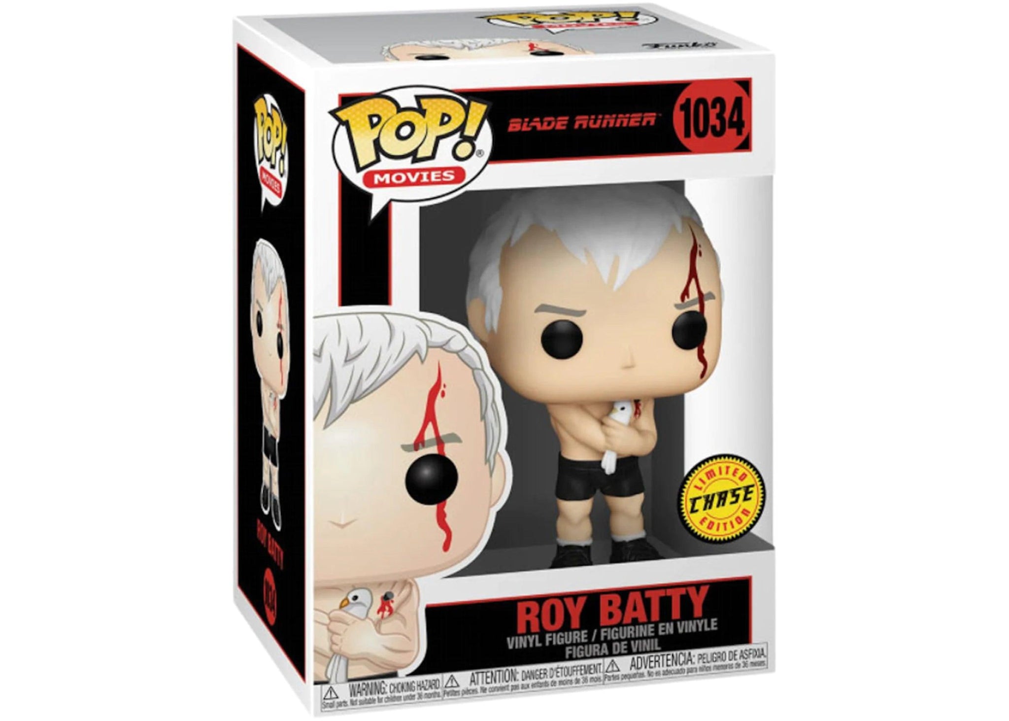 Pop! Movies - Blade Runner - Roy Batty - #1034 - LIMITED CHASE Edition Funko 889698520379