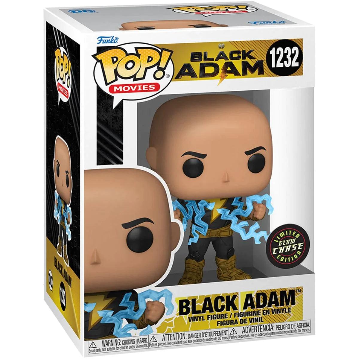 Pop! Movies - DC - Black Adam - #1232 - Glows In The Dark & LIMITED CHASE Edition Funko 889698641890