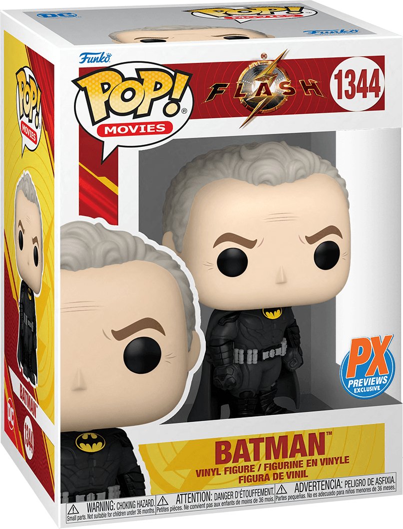 Pop! Movies - DC - Flash - Batman - #1344 - PX Previews EXCLUSIVE Funko 889698663779