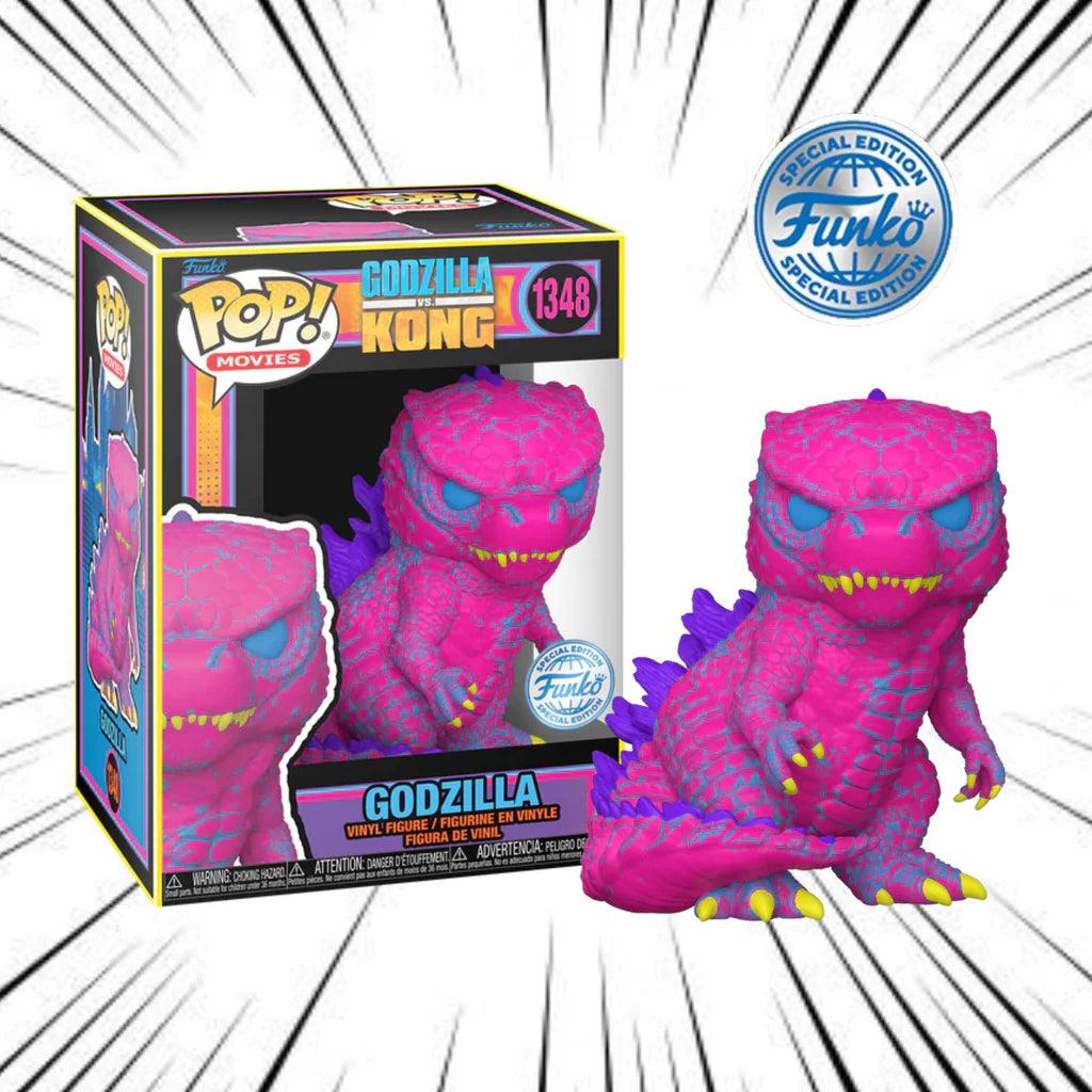 Pop! Movies - Godzilla VS. Kong - Godzilla - #1348 - Blacklight Glow & Funko SPECIAL Edition Funko 889698687249