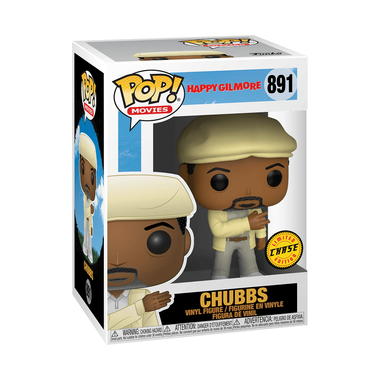 Pop! Movies - Happy Gilmore - Chubbs - #891 - LIMITED CHASE Edition Funko 889698468527