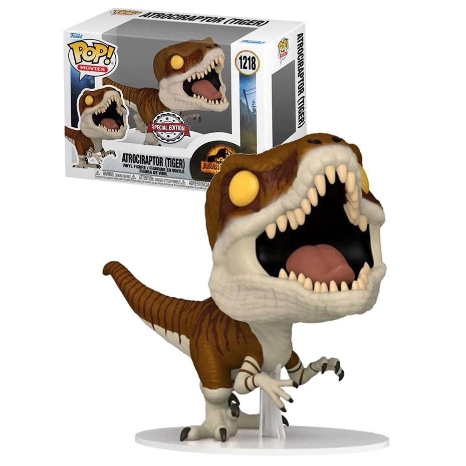 Pop! Movies - Jurassic World Dominion - Atrociraptor (Tiger) - #1218 - SPECIAL Edition Funko 889698552929