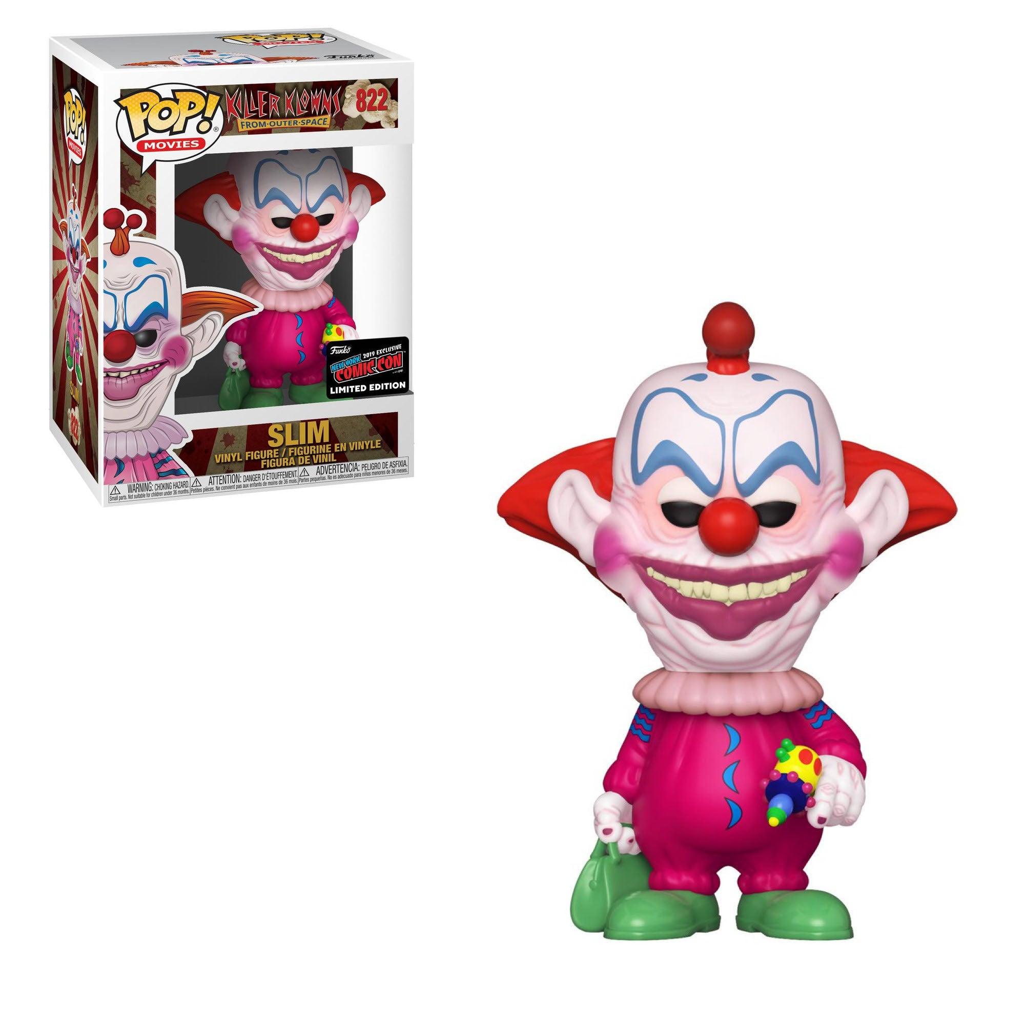 Pop! Movies - Killer Klowns From Outer Space - Slim - #822 -2022 New York Comic Con LIMITED Edition EXCLUSIVE - Hobby Champion Inc