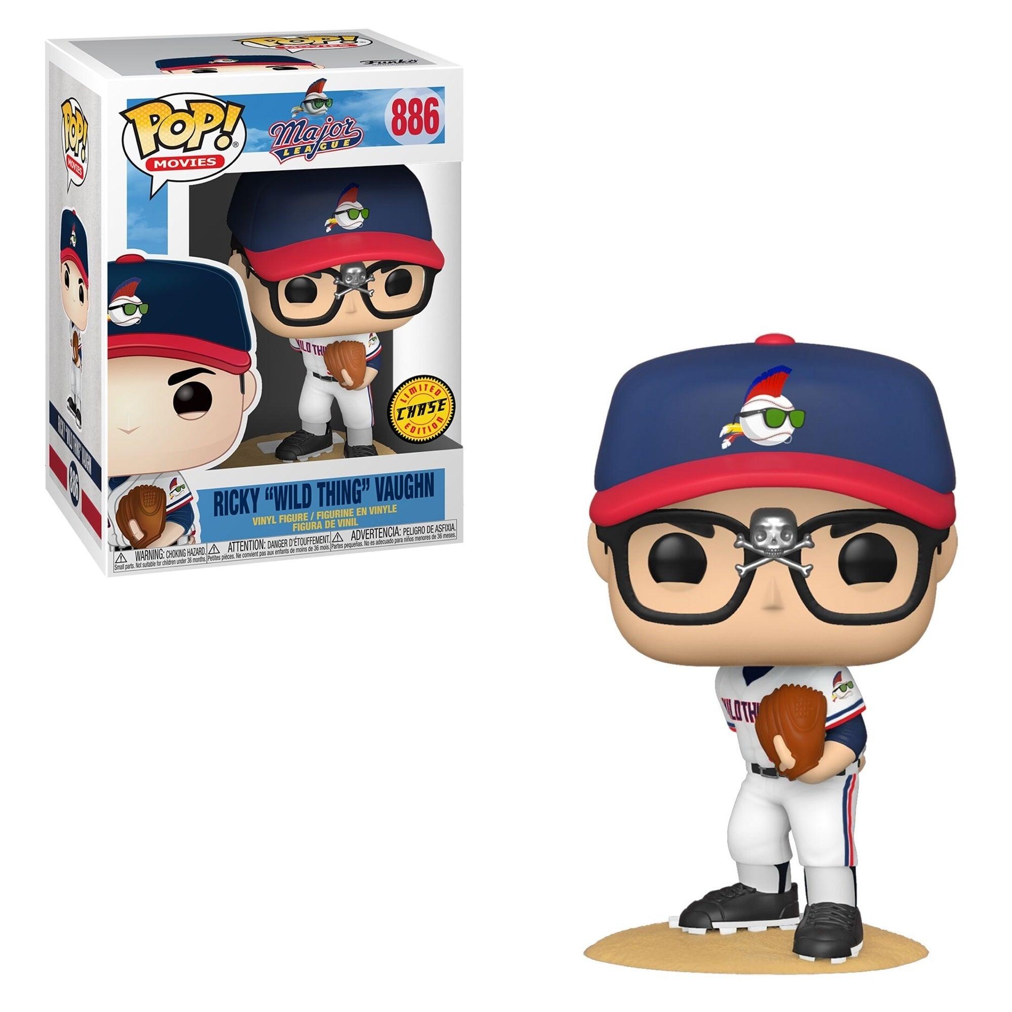 Pop! Movies - Major League - Ricky "Wild Thing" Vaughn - #886 - LIMITED CHASE Edition - Hobby Champion Inc