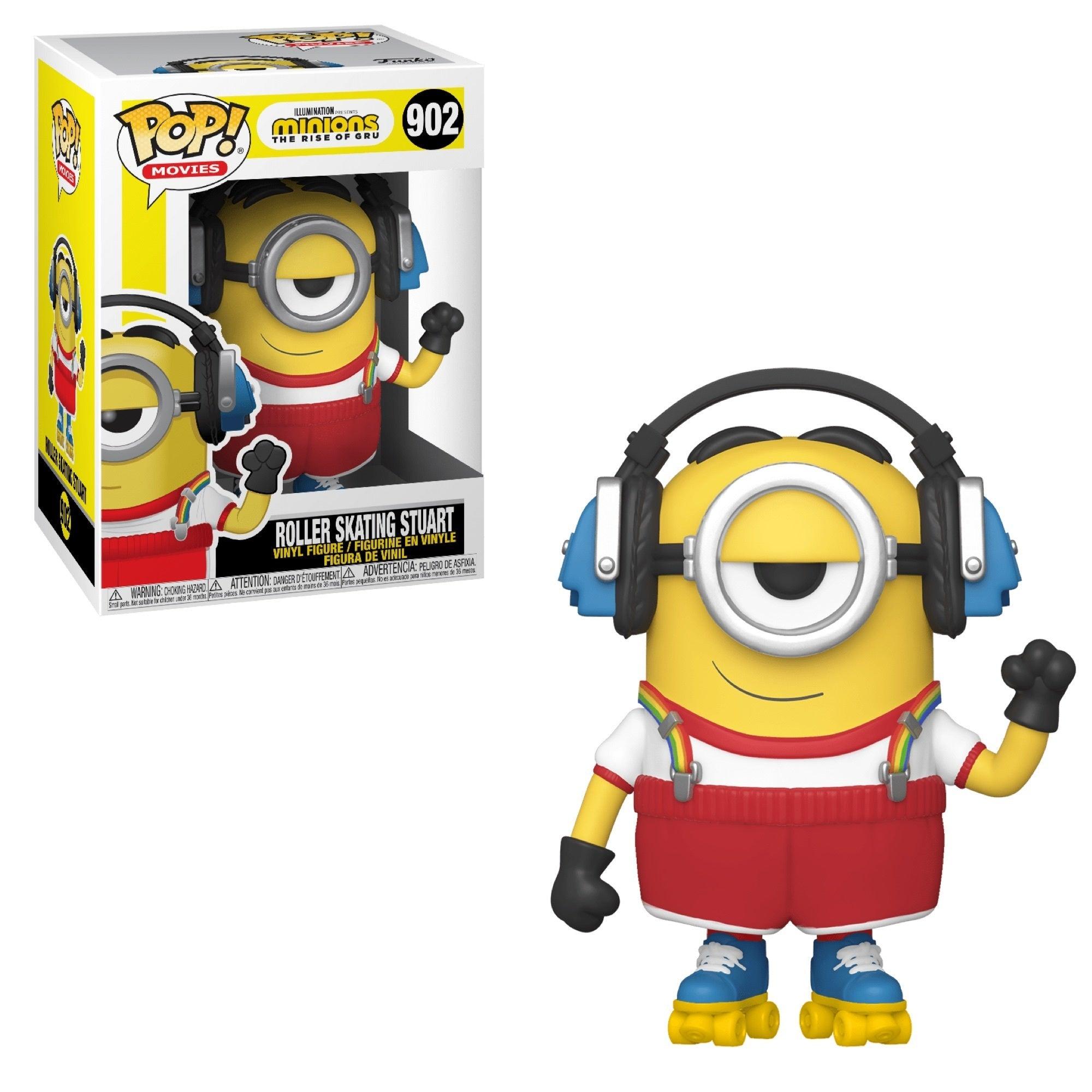 Pop! Movies - Minions The Rise Of Gru - Roller Skating Stuart - #902 - Hobby Champion Inc