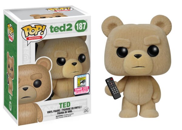 Pop! Movies - Ted 2 - Ted - #187 - LIMITED Edition EXCLUSIVE 2015 San Diego ComicCon Funko 849803056315