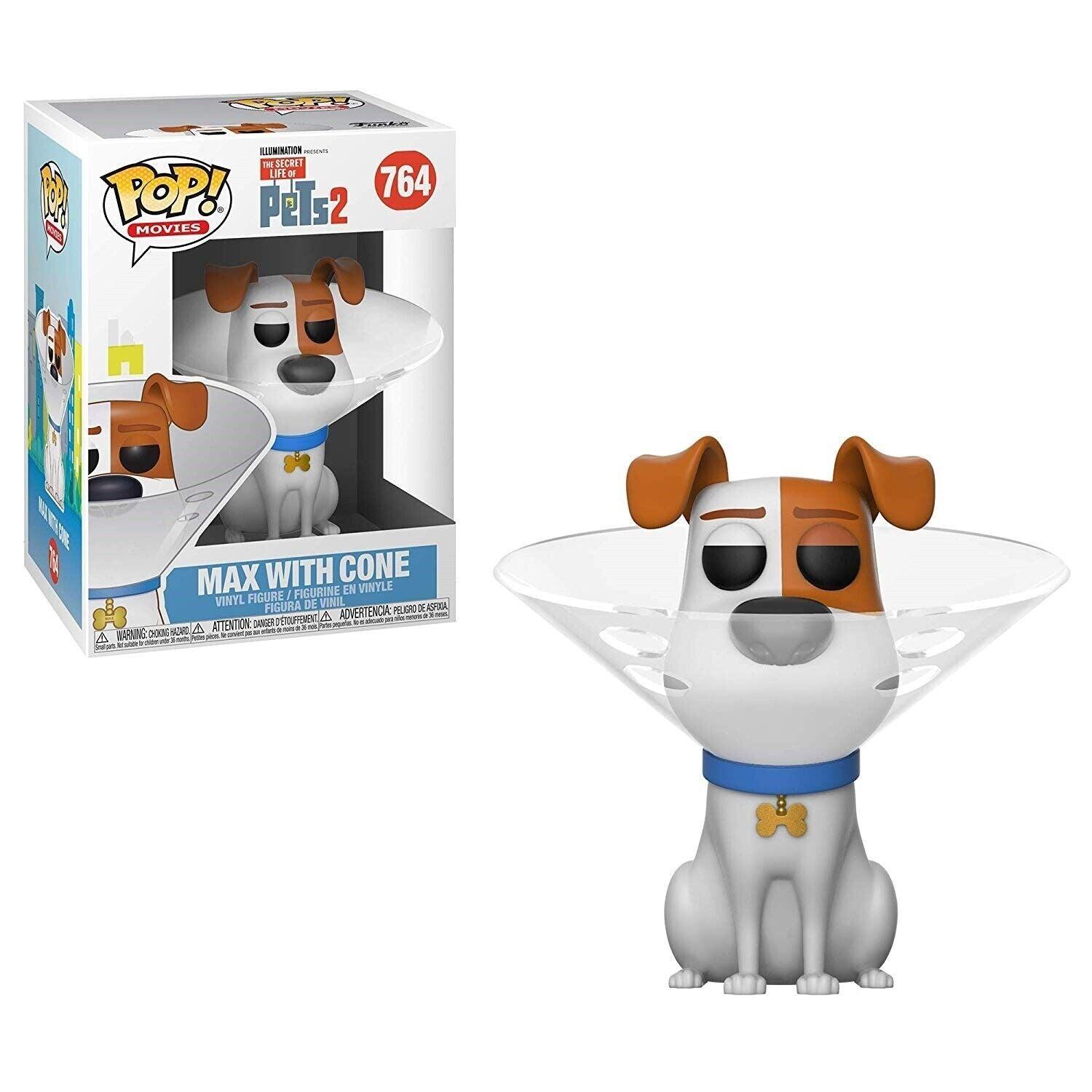 Pop! Movies - The Secret Life of Pets 2 - Max with Cone - #764 Funko 889698378888