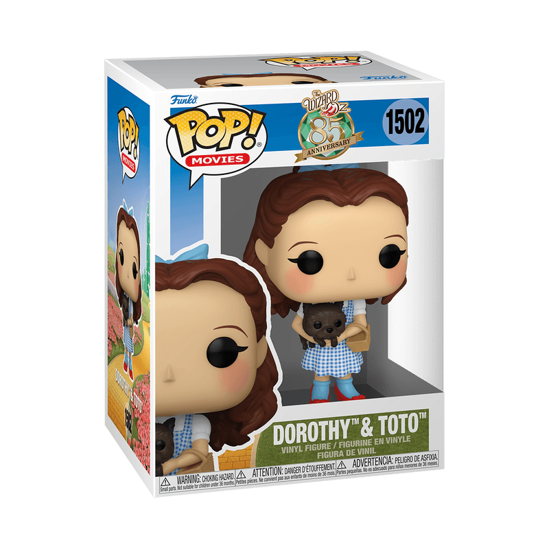 Pop! Movies - The Wizard of Oz 85th Anniversary - Dorothy & Toto - #1502 Funko 889698759793