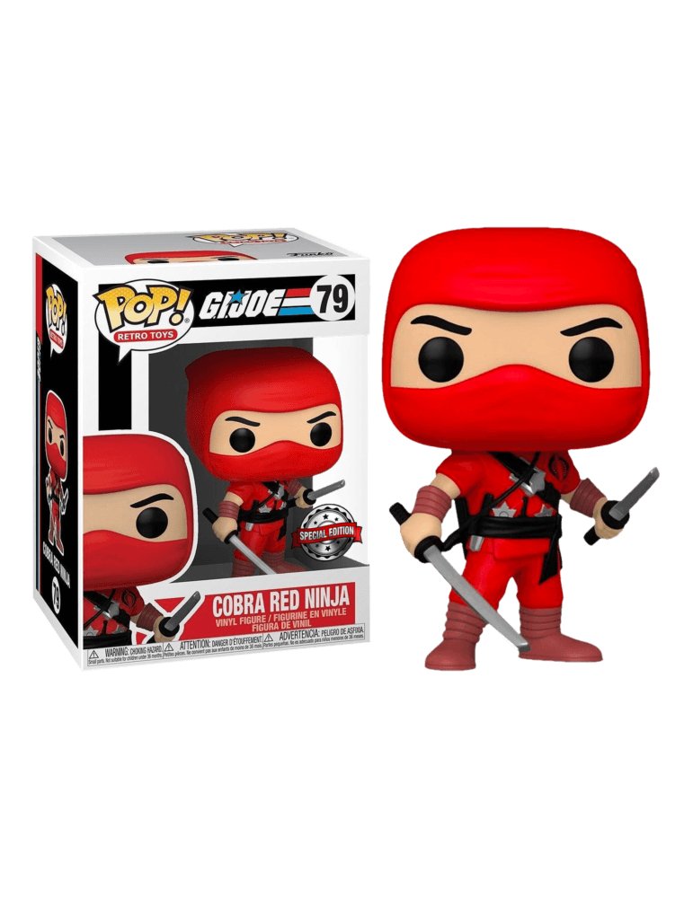 Pop! Retro Toys - G.I. Joe - Cobra Red Ninja - #79 - SPECIAL Edition Funko 889698561112