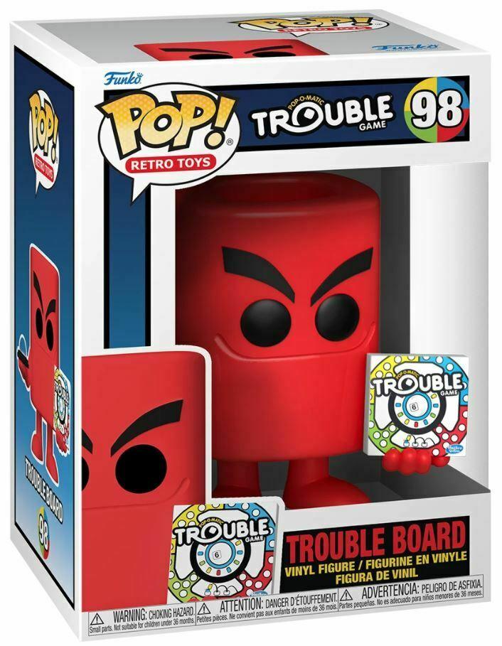 Pop! Retro Toys - Hasbro - Pro - O - Matic Trouble Game - Trouble Board - #98 Funko 889698586146