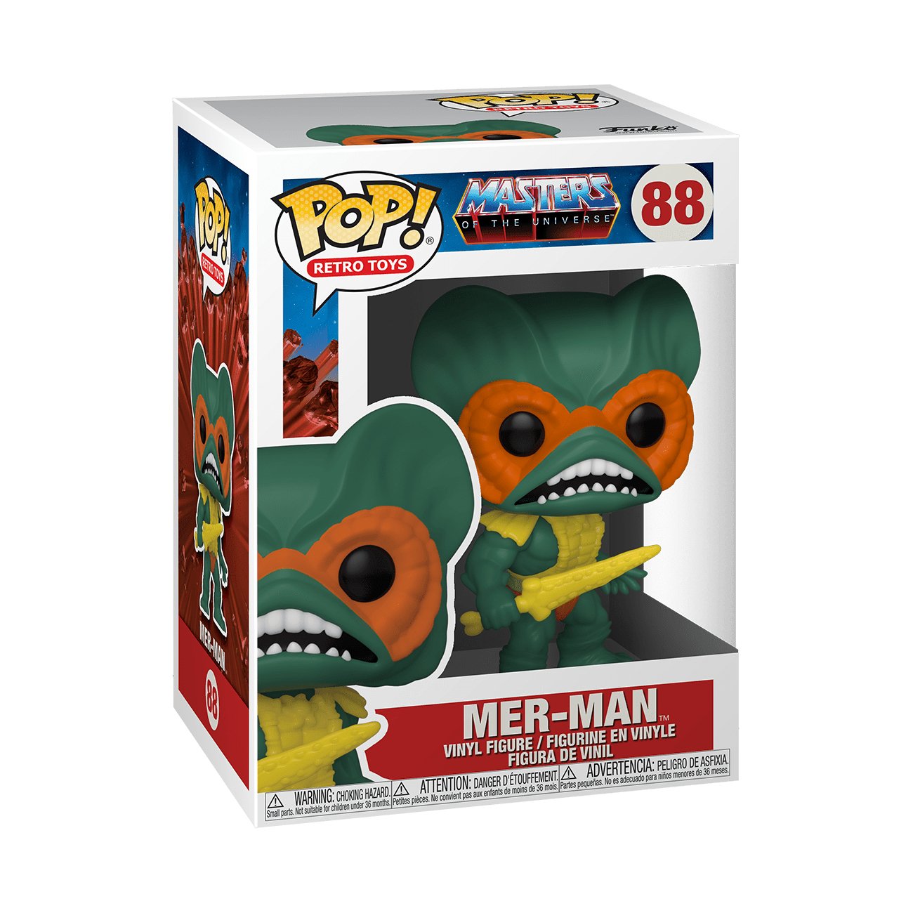 Pop! Retro Toys - Master Of The Universe (MOTU) - Mer - Man - #88 Funko 889698562072