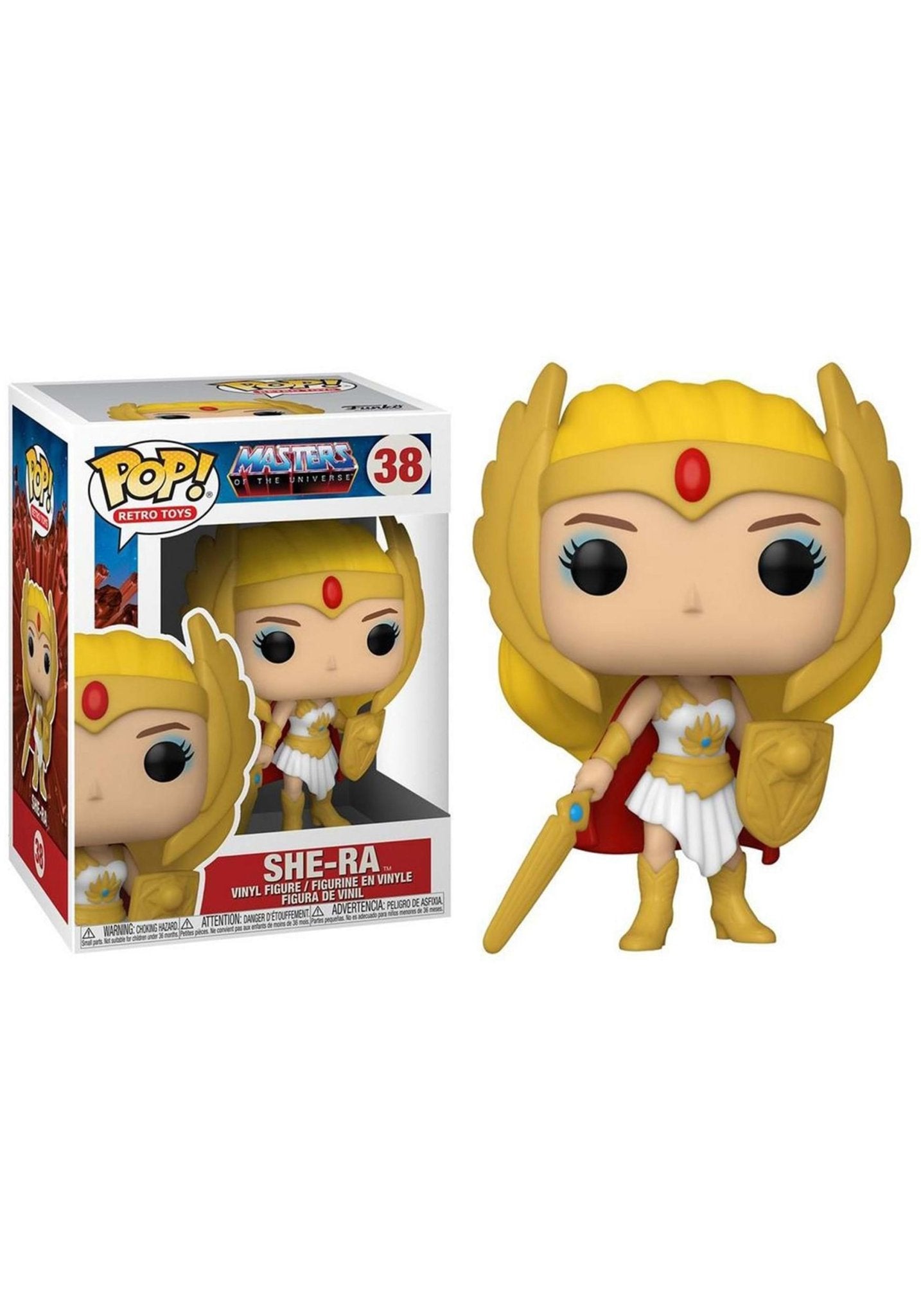 Pop! Retro Toys - Master Of The Universe (MOTU) - She - Ra - #38 Funko 889698514378