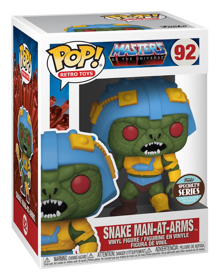 Pop! Retro Toys - Master Of The Universe (MOTU) - Snake Man - At - Arms - #92 - Funko SPECIALITY Series LIMITED Edition EXCLUSIVE Funko 889698569200