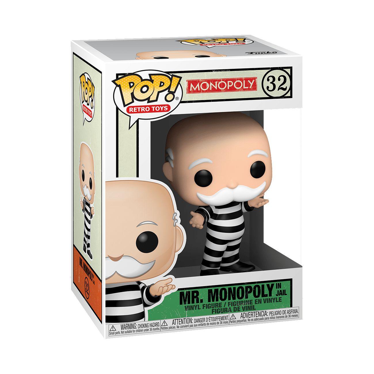 Pop! Retro Toys - Monopoly - Mr. Monopoly in Jail - #32 Funko 889698518987