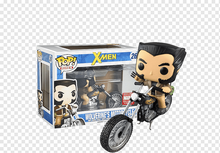 Pop! Rides - Marvel - Wolverine's Motorcycle - #26 - EXCLUSIVE Marvel Collector Corps Funko 889698105941