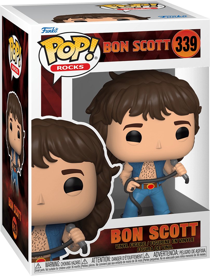 Pop! Rocks - AC/DC - Bon Scott - #339 Funko 889698725644