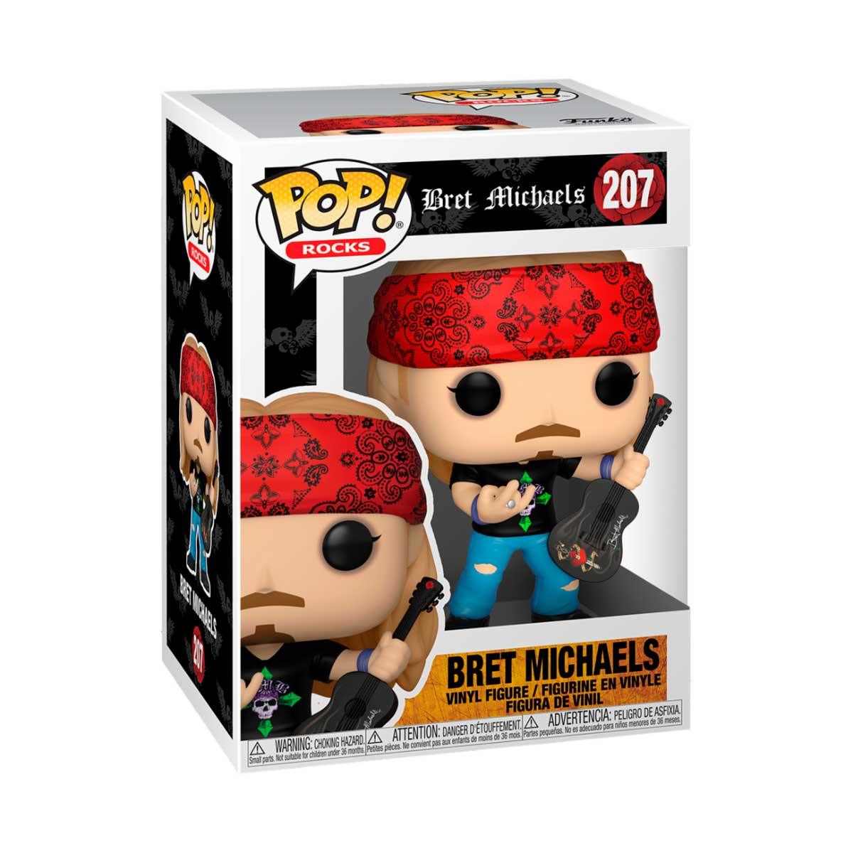 Pop! Rocks - Bret Michaels - #207 Funko 889698529297