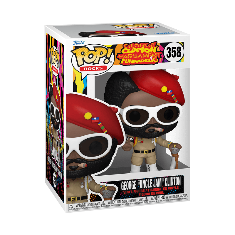 Pop! Rocks - George Clinton Parliament-Funkadelic - George "Uncle Jam" Clinton - #358 - Hobby Champion Inc