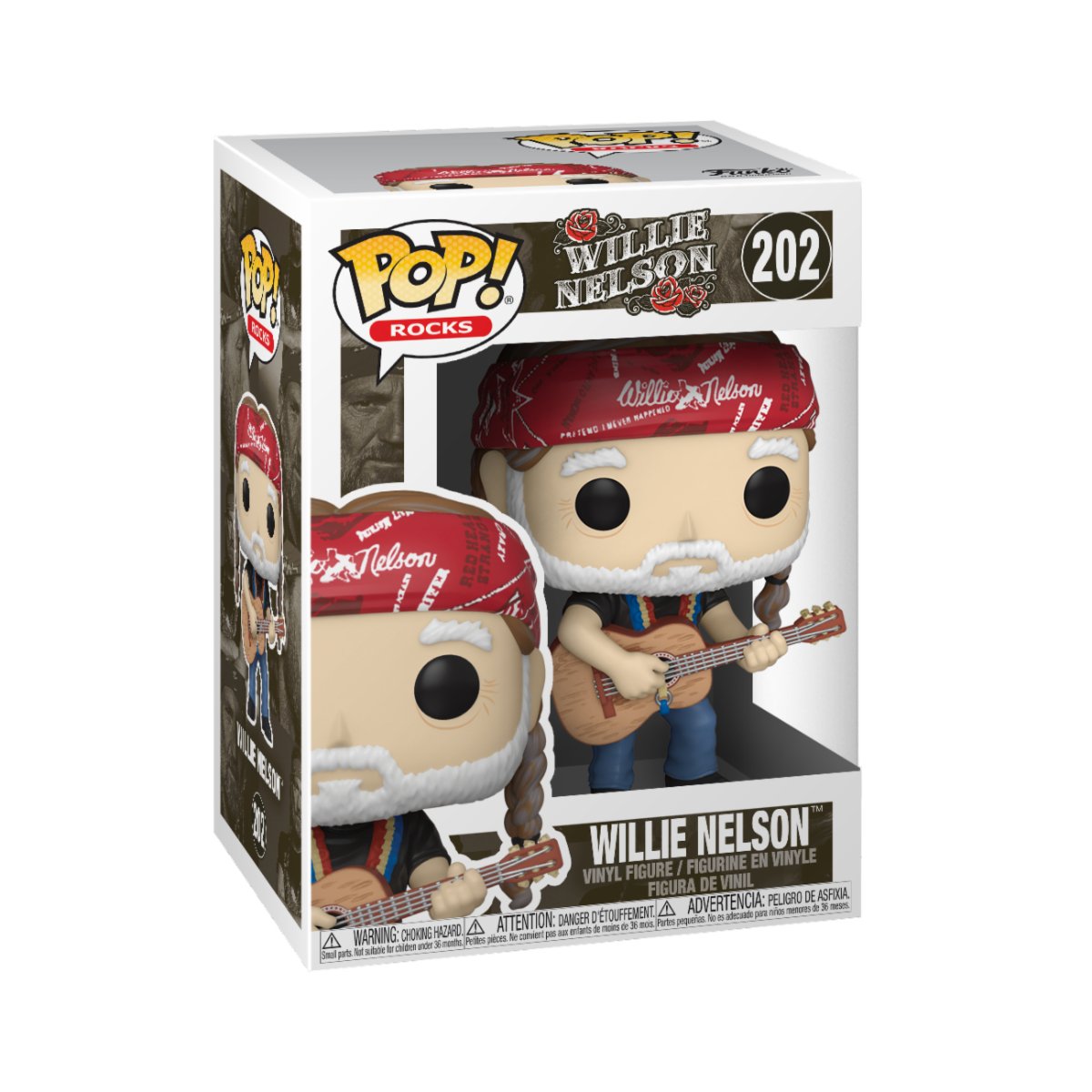 Pop! Rocks - Willie Nelson - #202 Funko 889698492812