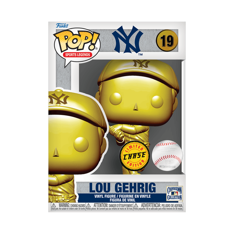 Pop! Sport Legends - Baseball - MLB New York Yankees - Lou Gehrig - #19 - LIMITED CHASE Edition Funko 889698722476