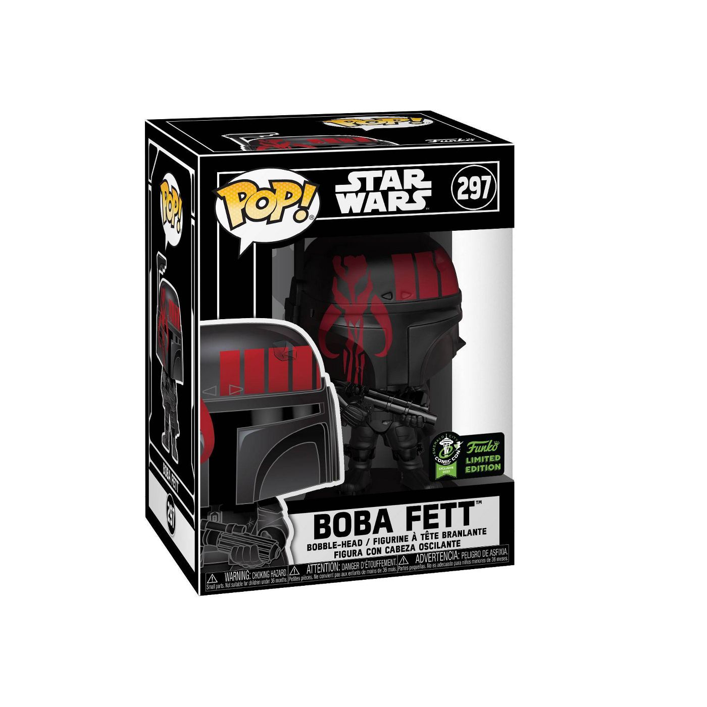 Pop! Star Wars - Boba Fett - #297 - 2020 ComicCon EXCLUSIVE Funko 889698161688