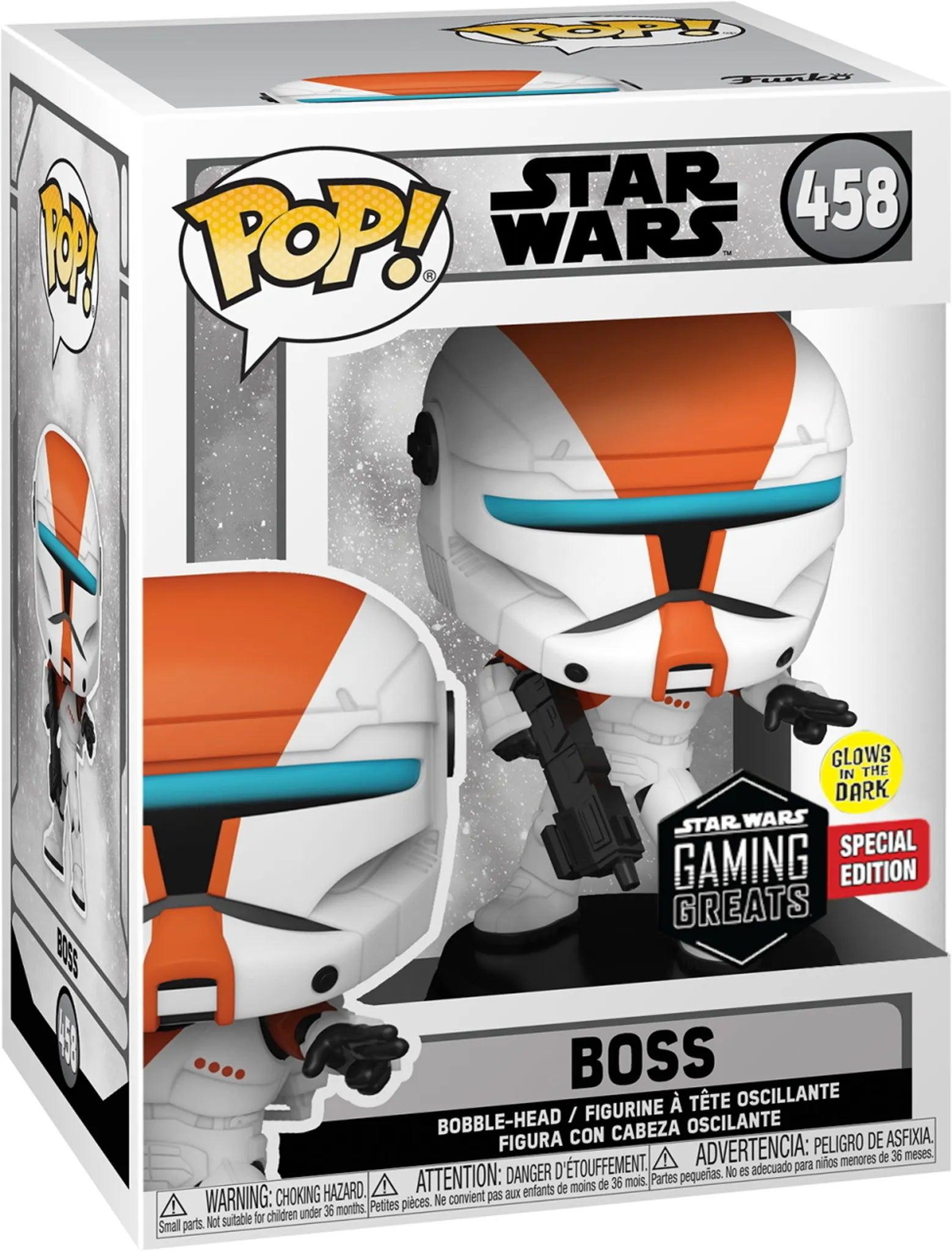 Pop! Star Wars - Boss - #458 - Glow In The Dark & SPECIAL Edition - Hobby Champion Inc