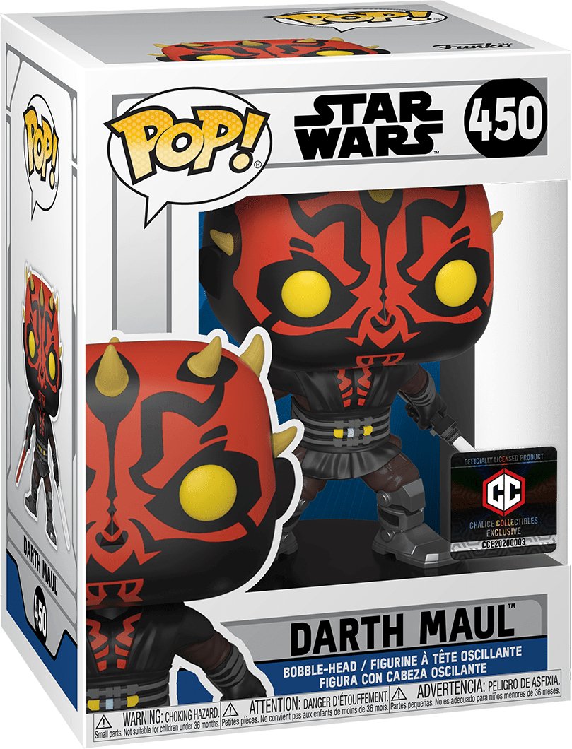 Pop! Star Wars - Darth Maul - #450 - Chalice Collectables EXCLUSIVE Funko 889698567909