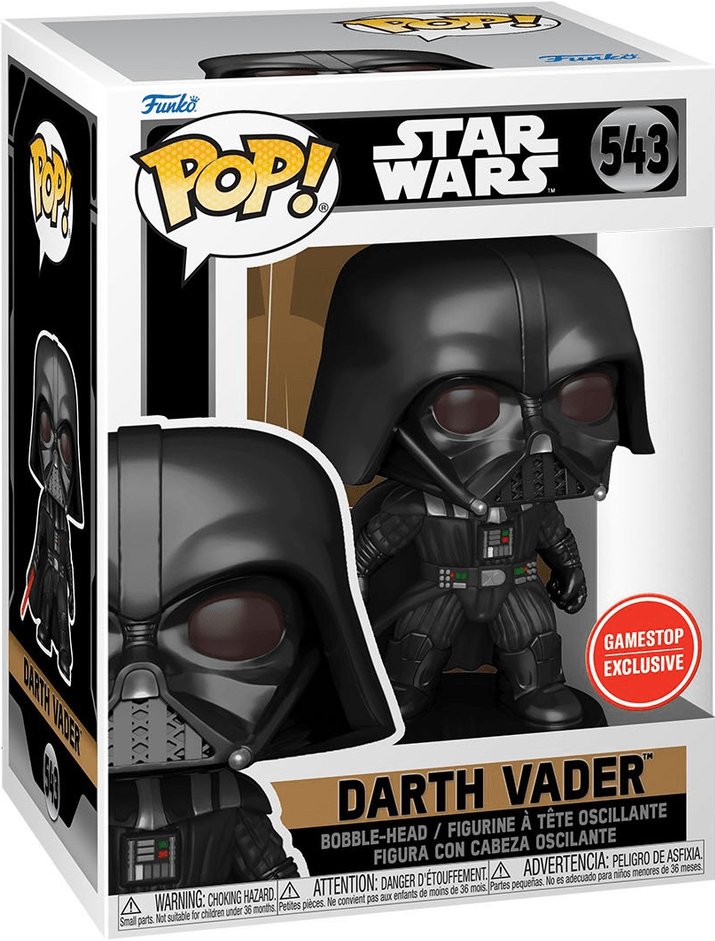 Pop! Star Wars - Darth Vader - #543 - GameStop EXCLUSIVE Funko 889698649018