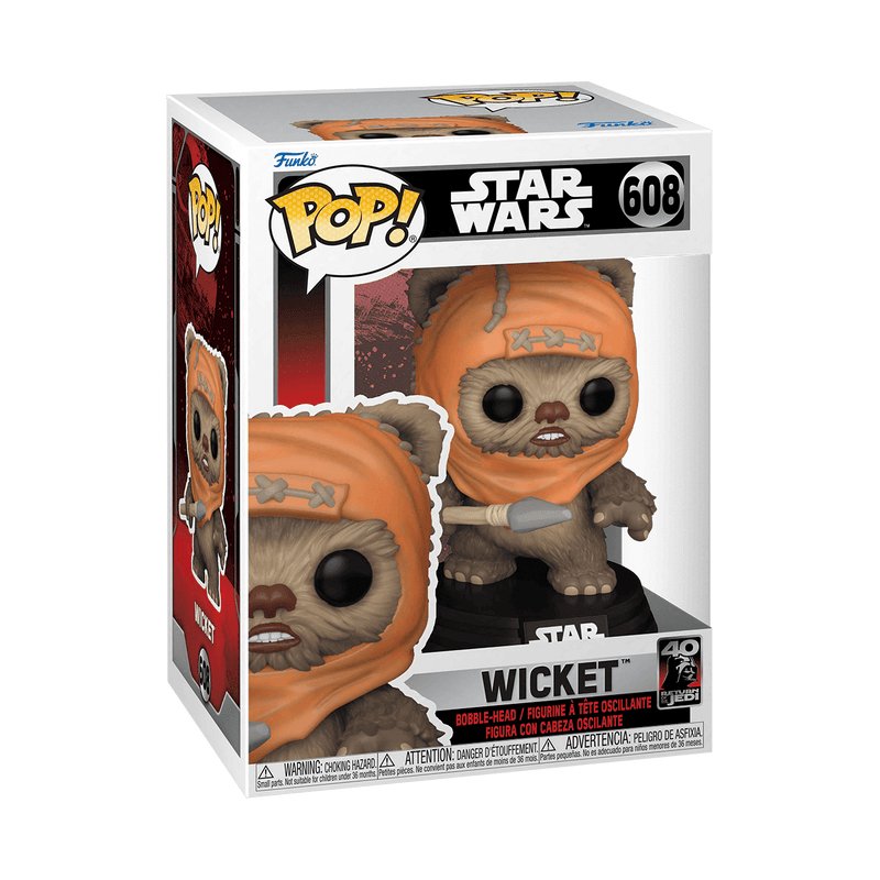 Pop! Star Wars - Return of the Jedi 40th Anniversary - Wicket - #608 Funko 889698707459