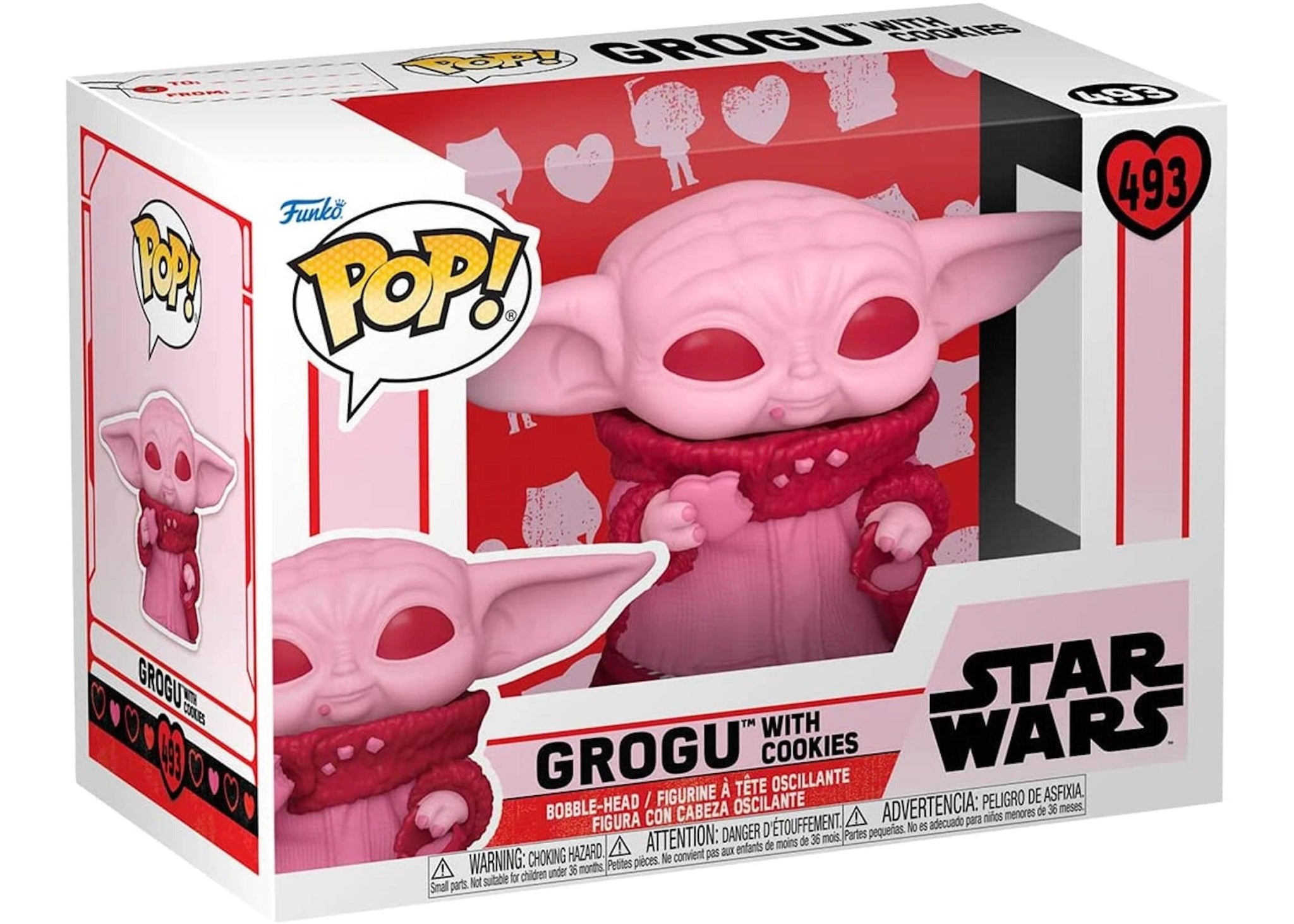 Pop! Star Wars - Valentine's Day - Grogu with Cookies - #493 Funko 889698601245