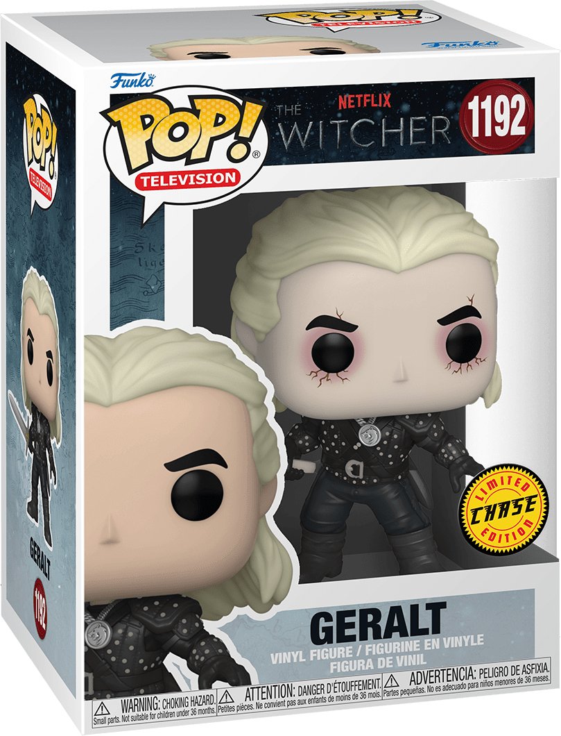 Pop! Television - Netflix - The Witcher - Geralt - #1192 - LIMITED CHASE Edition Funko 889698578141