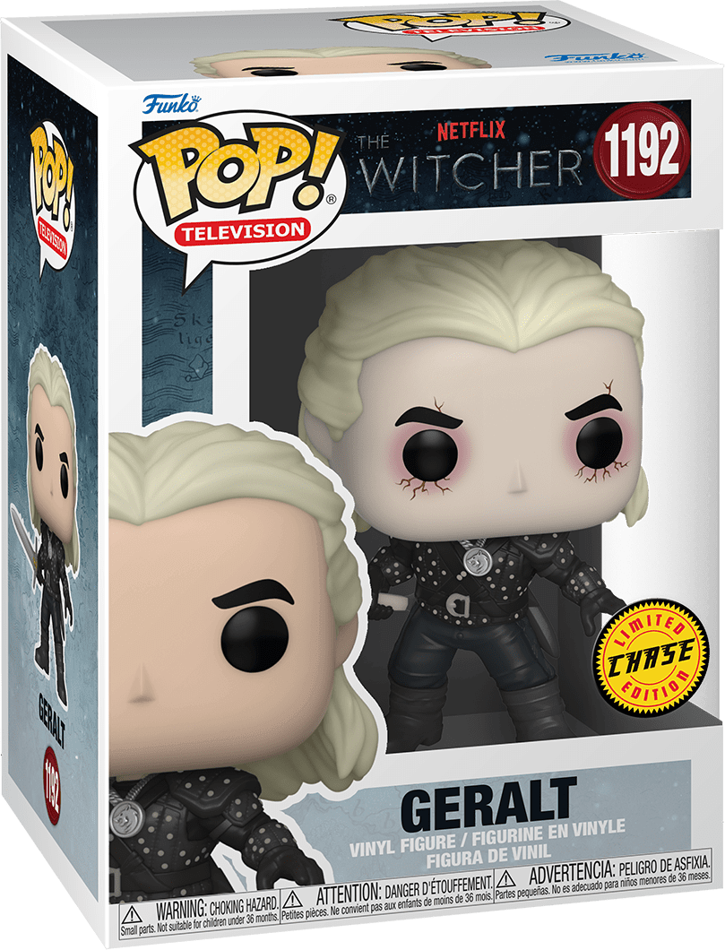 Pop! Television - Netflix - The Witcher - Geralt - #1192 - LIMITED CHASE Edition - Hobby Champion Inc