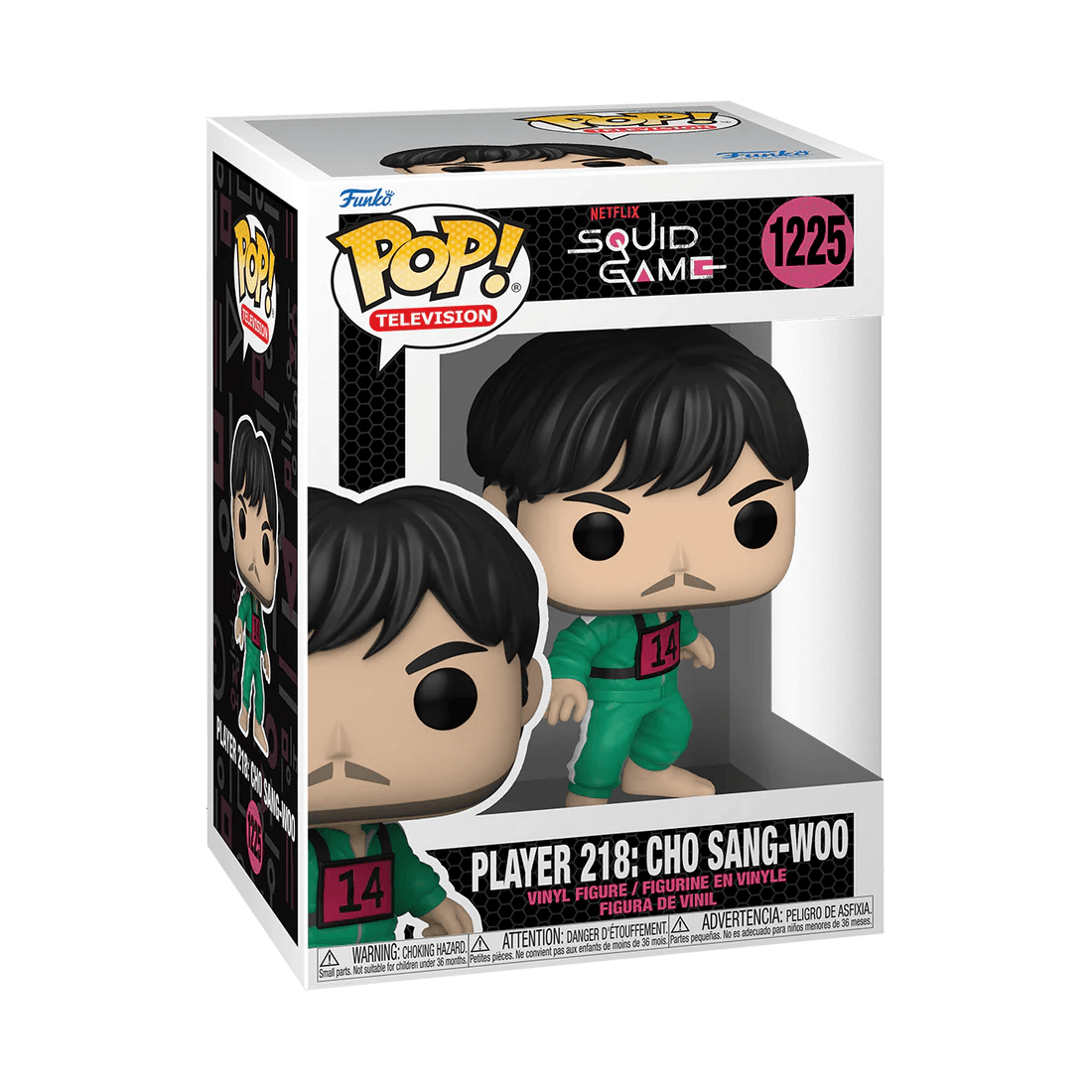 Pop! Television - Squid Game - Player 218: Cho Sang - Woo - #1225 Funko 889698647984