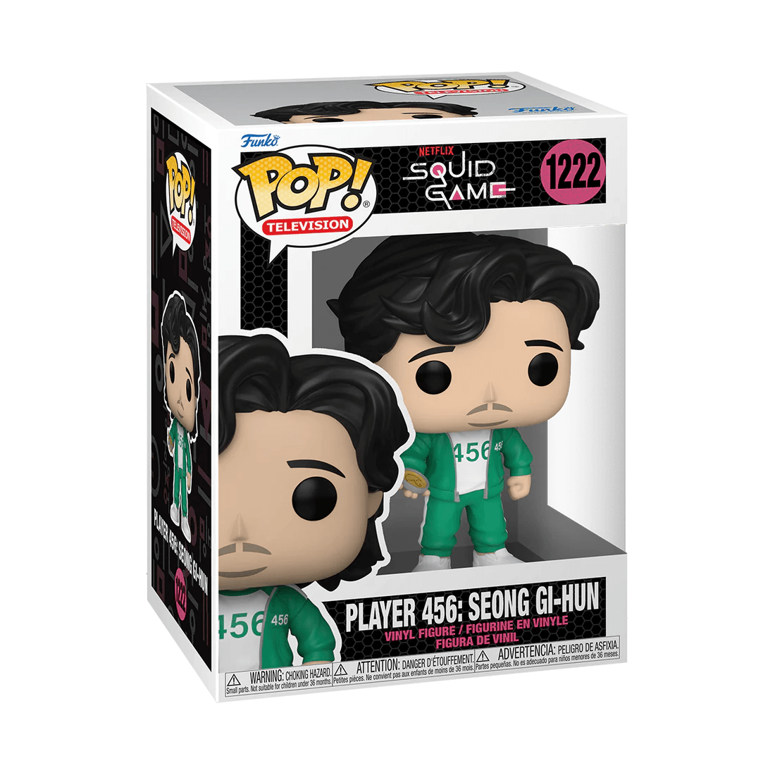 Pop! Television - Squid Game - Player 456: Seong Gi - Hun - #1222 Funko 889698647953