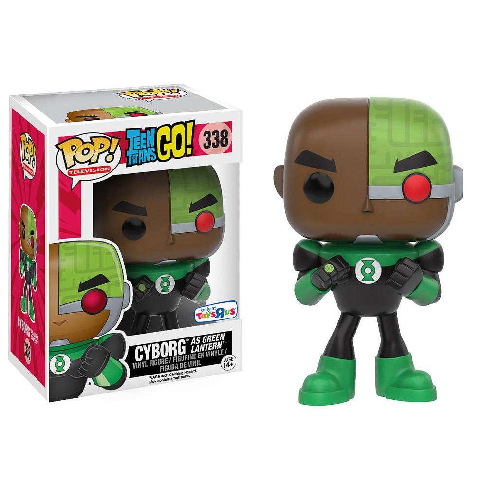 Pop! Television - Teen Titans Go! - Cyborg As Green Lantern - #338 - Toys "R" Us EXCLUSIVE Funko 889698102735