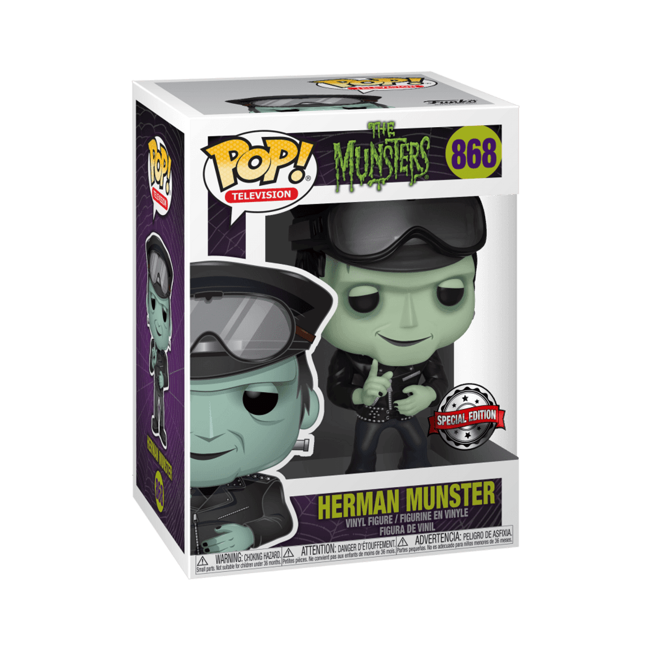 Pop! Television - The Munsters - Herman Munster - #868 - SPECIAL Edition Funko 889698411431