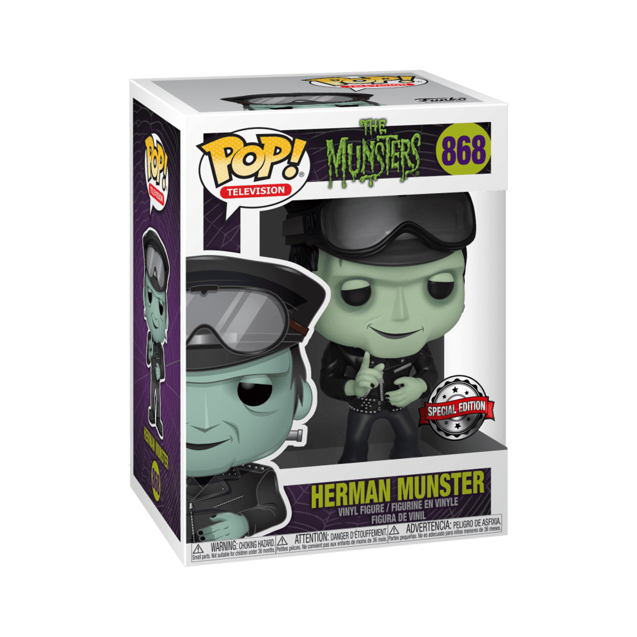 Pop! Television - The Munsters - Herman Munster - #868 - SPECIAL Edition - Hobby Champion Inc