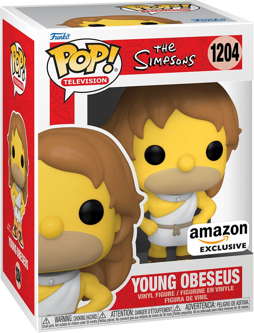 Pop! Television - The Simpsons - Young Obeseus (Homer) - #1204 - Amazon EXCLUSIVE Funko 889698601191