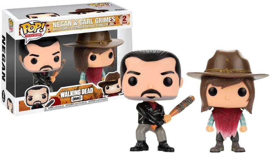 Pop! Television - The Walking Dead - Negan & Carl Grimes (2 - Pack) Funko 889698215343