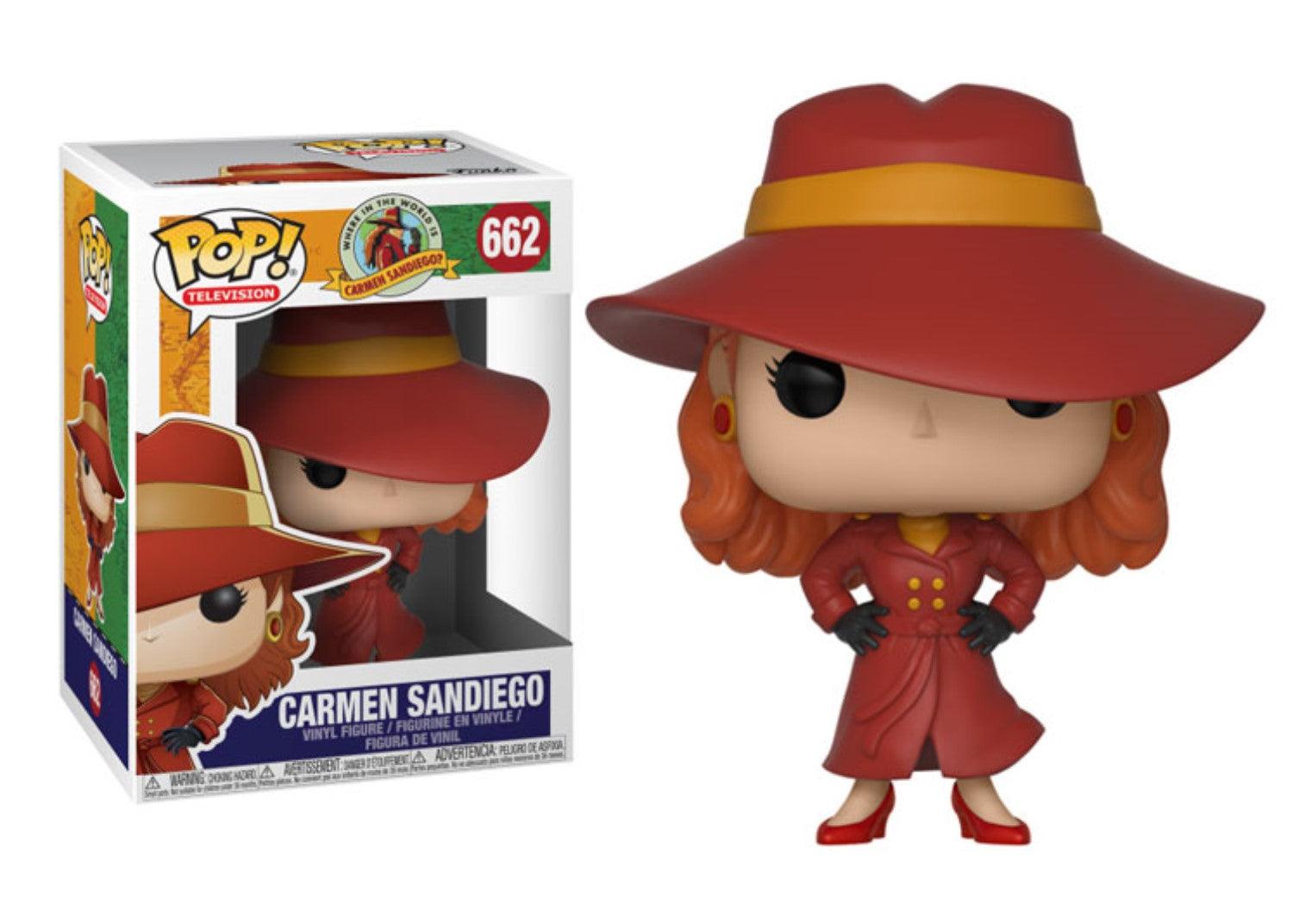 Pop! Television - Where In The World is Carmen Sandiego ? - Carmen Sandiego - #662 - EB Games EXCLUSIVE Funko 889698324526