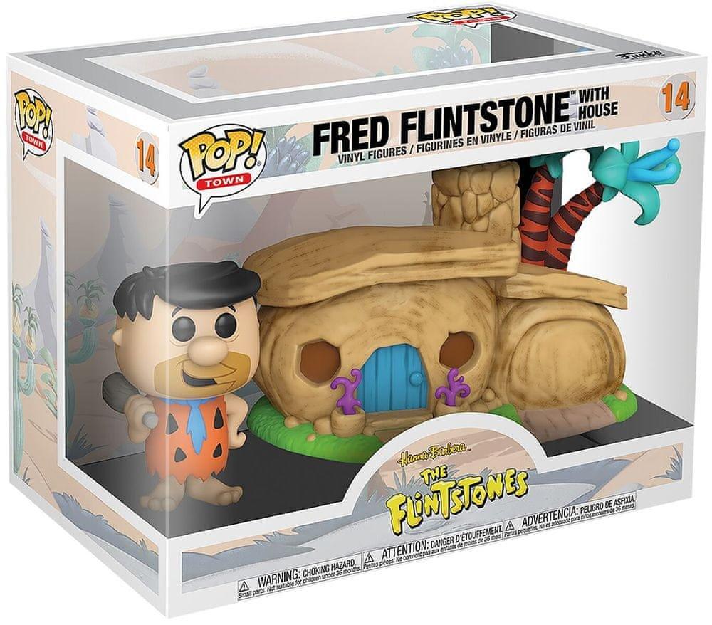 Pop! Town - The Flintstones - Fred Flintstone With House - #14 - Hobby Champion Inc