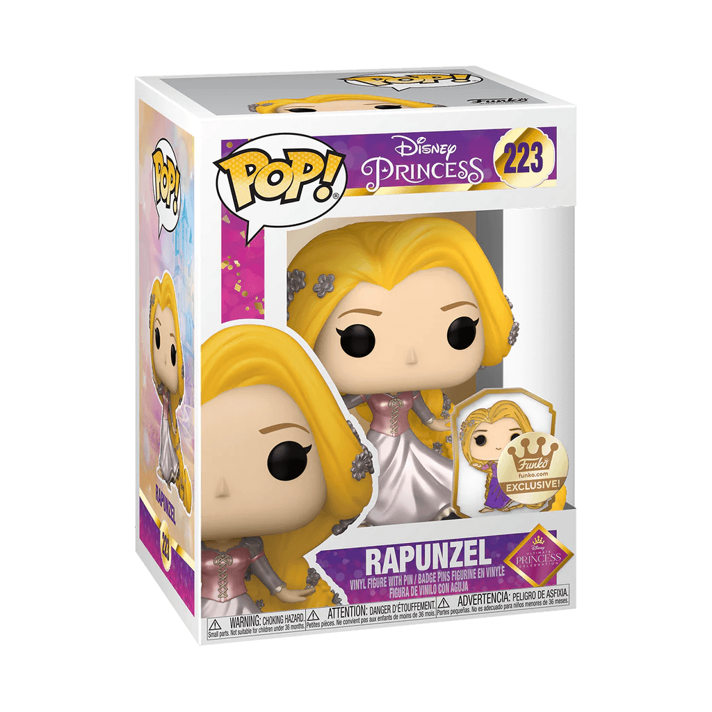 Pop! with Pin - Disney - Princess Rapunzel - #223 - Funko Store EXCLUSIVE Funko 889698565691