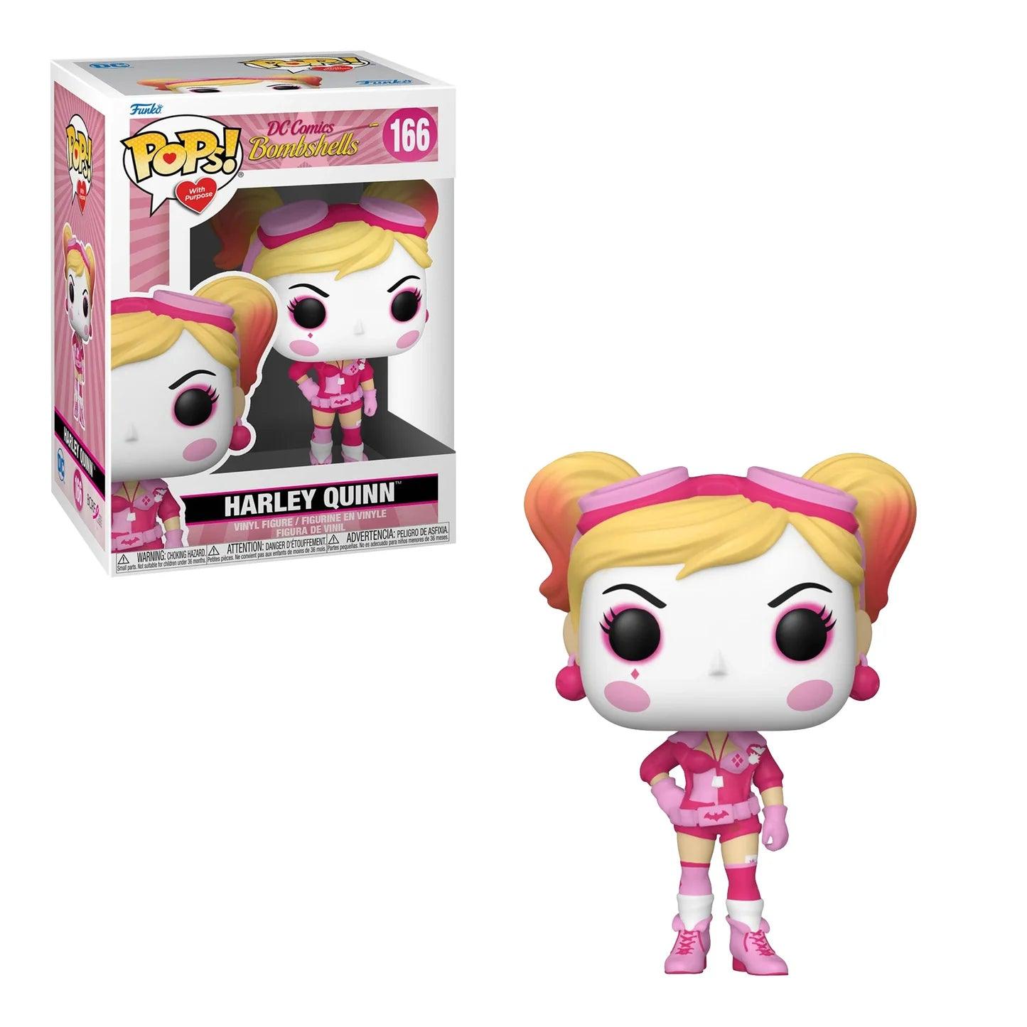 Pop! With Purpose - Breast Cancer Awareness - DC Comics Bombshells - Harley Quinn - #166 Funko 889698585002