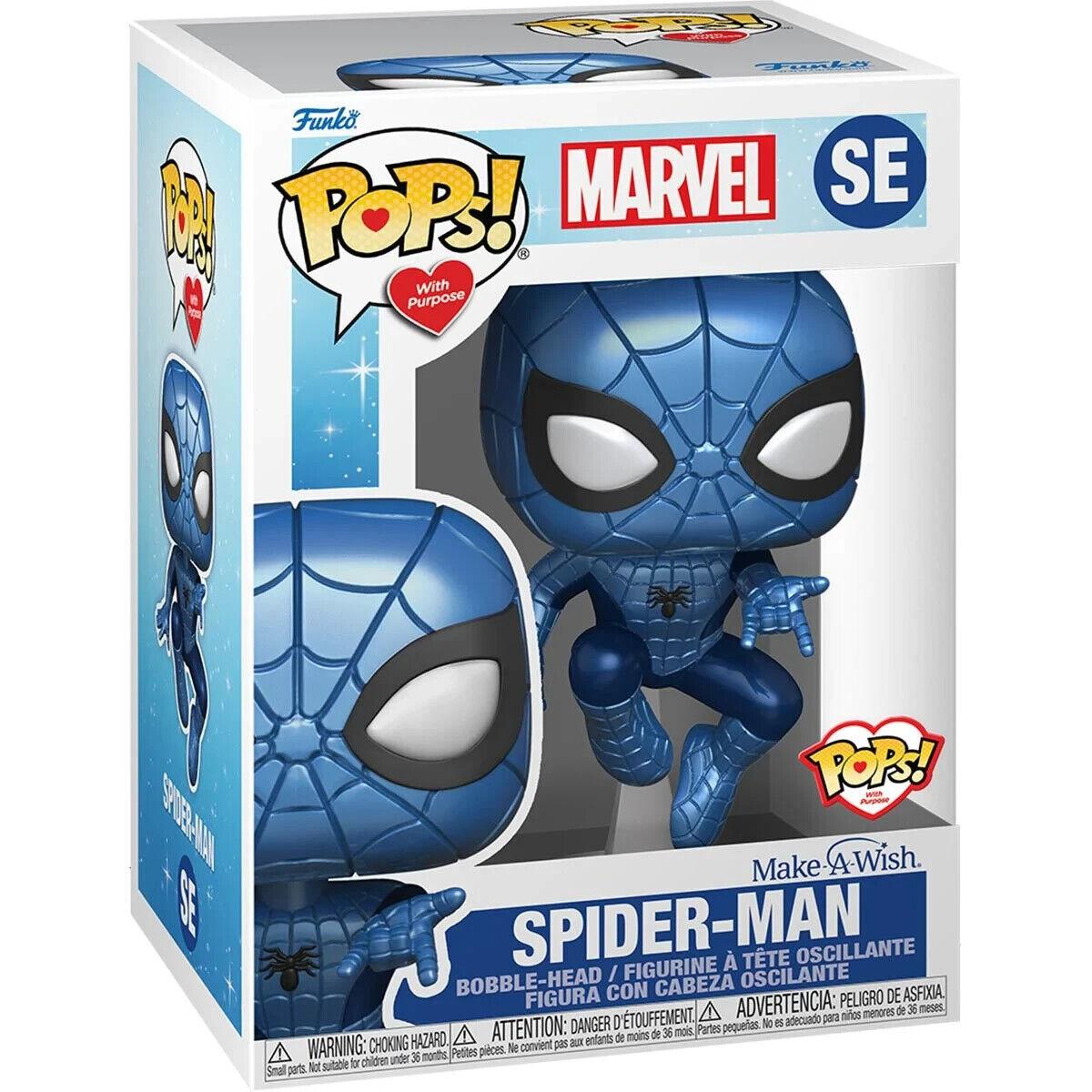 Pop! With Purpose - Make - A - Wish - Spider - Man - #SE Funko 889698636759