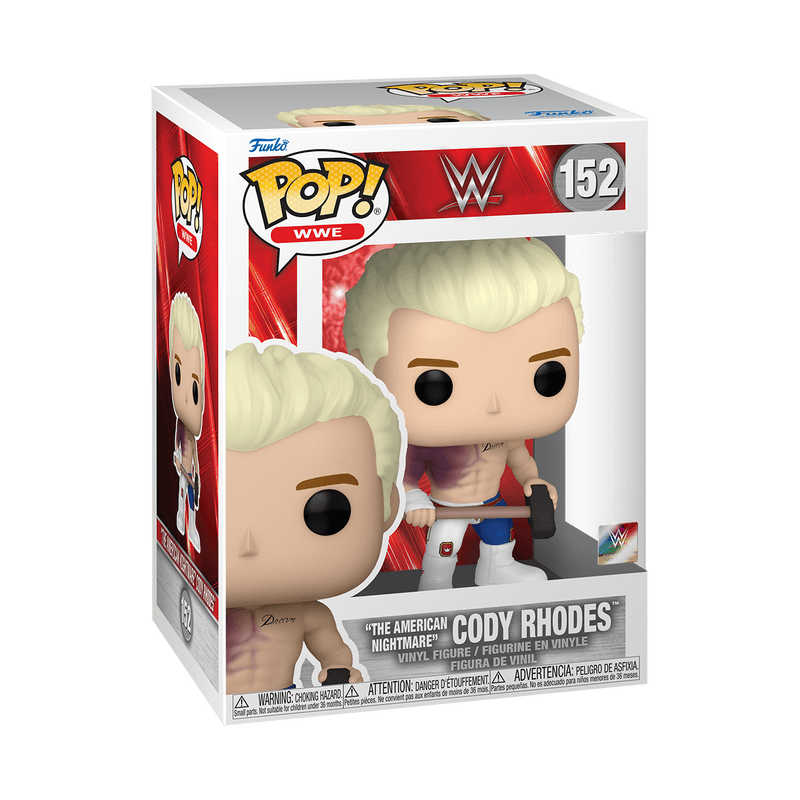 Pop! WWE - "The American Nightmare" Cody Rhodes - #152 - Hobby Champion Inc