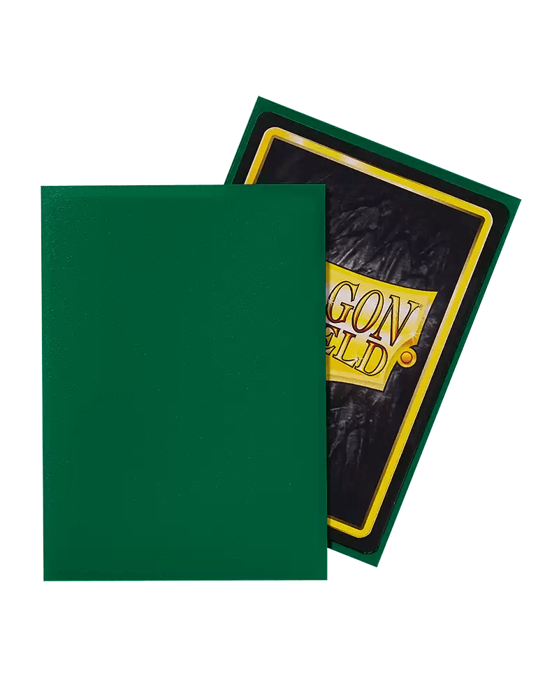 Sleeves (100ct) - Matte Green - Standard Size - Dragon Shield Arcane Tinmen 5706569110048