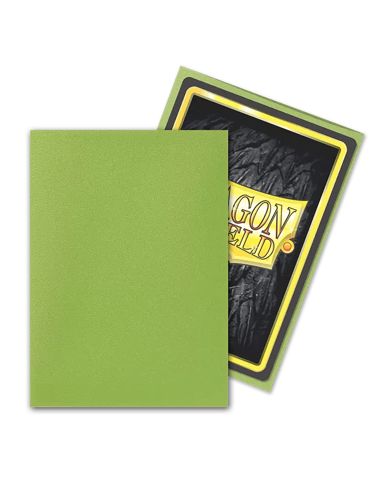 Sleeves (100ct) - Matte Lime - Standard Size - Dragon Shield Arcane Tinmen 5706569110383