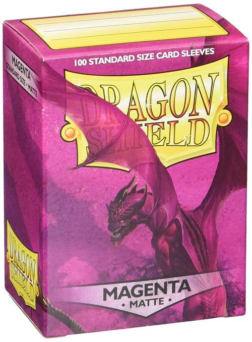 Sleeves (100ct) - Matte Magenta - Standard Size - Dragon Shield Arcane Tinmen 5706569110260