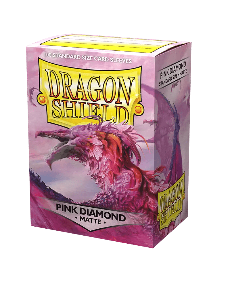 Sleeves (100ct) - Matte Pink Diamond - Standard Size - Dragon Shield Arcane Tinmen 5706569110390